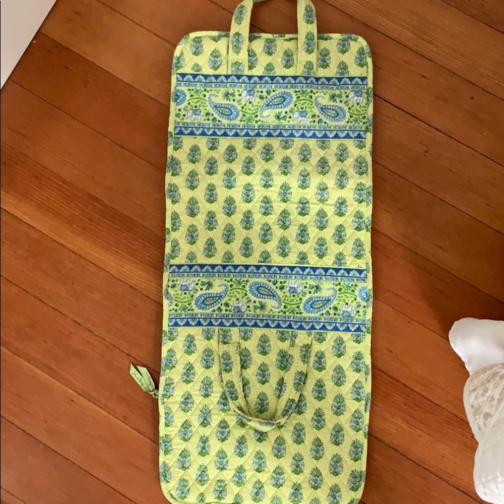 Vera Bradley LimeGreen CITRUS ELEPHANT makeup bag